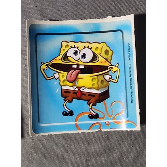 Smile Makers SpongeBob SquarePants Sticker Set of 5 2.5” Collectible Stickers - Picture 4 of 8